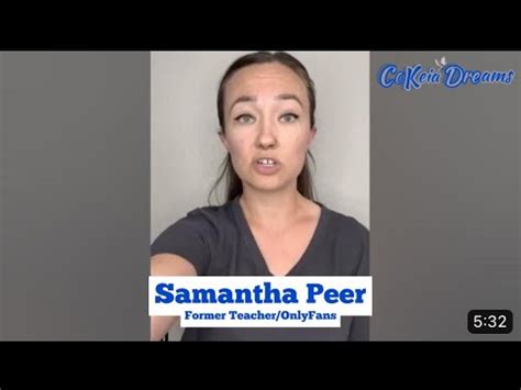 samantha peer onlyfans|Husband, wife lose teaching jobs after students find OnlyFans。